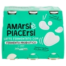 Amarsi è Piacersi Latte Fermentato con Fermento Probiotico 6 x 100 g